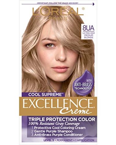 L?Or?al Paris Cool Supreme Permanent Hair Color, Ash Ultra Ash Medium Blonde 8.11, (Pack of 1)