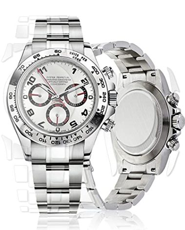 skoko [2 Pack Full Body Protective Film Compatible with Rolex Daytona 40mm Ref.116609, Transparent Clear Skin, Full Coverage, Anti Scartch, Easy installation, Screen Protector