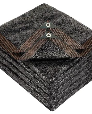 winemana 50% Black Shade Cloth, 20x 20 FT Durable Mesh Tarp with Grommets, Garden Sunblock Shade Cloth Shading Antifreezing for Plants Cover, Greenhouse, Barns Kennel, Patio, Tomatoes