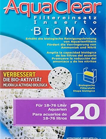 Aqua Clear AquaClear 20 BioMax, Aquarium Filter Replacement Media, A1370A1