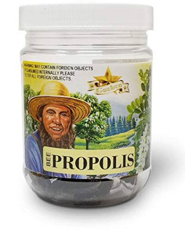 Goshen Amish Country Raw Honey Bee Propolis - Whole Pieces of Unprocessed Propolis - Domestic - Unfiltered, Pure & Natural Bee Essence - Wellness & Energy - Naturally Dairy/Gluten Free - 2oz