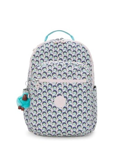 Kipling Women's Seoul Bts Prt 15" Laptop Backpack, Durable, Roomy with Padded Shoulder Straps, Built-In Protective Sleeve