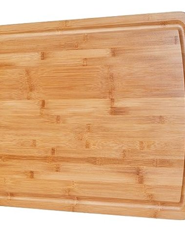 30 x 20 Inch Extra Large Bamboo Cutting Boards - BEZIA 3XL Stove Top Cover Chopping Board - Meat Cutting Board for BBQ - Turkey Carving Board - Extra Large Charcuterie Boards with Juice Groove