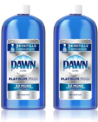 Dawn Platinum Erasing Dishwashing Foam Refill, Fresh Rapids, 30.9 Fl Oz (Pack of 2)