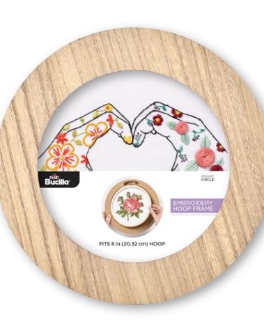 Bucilla, Embroidery Hoop Circle Frame, Fits 8" Embroidery Hoop