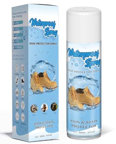 etching Shoe Protector Spray, Suede Protector Spray, Rain & Stain Waterproof Protection for Shoes, Boots, Handbags, Purses, Suede, Leather, Canvas, Nubuck, Fabric, Nylon, 10.15Oz