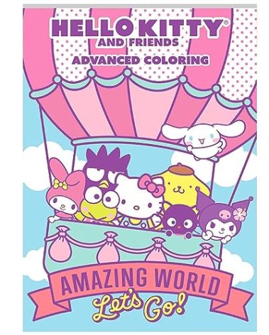 Bendon Hello Kitty and Friends Advanced Coloring Book (Amazing World Let's Go)