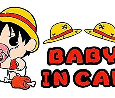 Baby On Board Sign Graphics Car One Piece Baby - Sticker Graphic - Weatherproof & Long Lasting Sticker