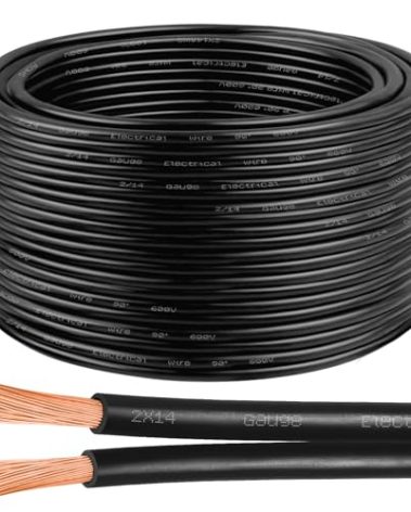 14/2 Low Voltage Landscape Lighting Wire, 14-Gauge 2-Conductor 200 Feet, Direct Burial Electrical Wire for Solar Lighting, Outdoor Lighting Landscape(14AWG 200FT)