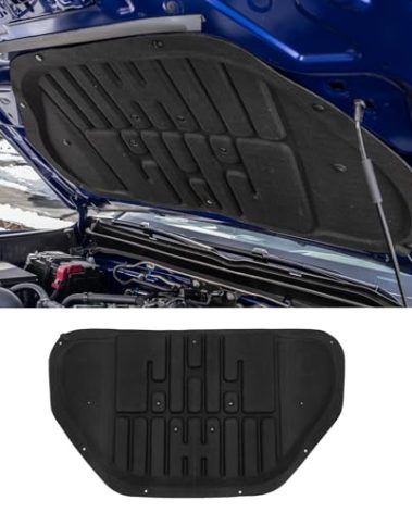 Zekzoop Soundproof Mat Compatible with 2024 2025 2026 Toyota Tacoma 2025 2026 Toyota 4Runner PET Felt Engine Hood Heat Insulation Shield Sound Protective Pad Foam Insulation for Tacoma Accessories