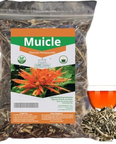 Muicle Mexican Honeysuckle Hierba tea 2 oz 100 % natural ,Gabio Green herbs (2 oz)