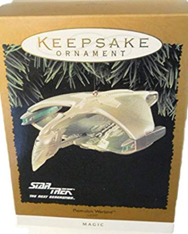 Star Trek The Next Generation 1995 Romulan Warbird Light up Ornament
