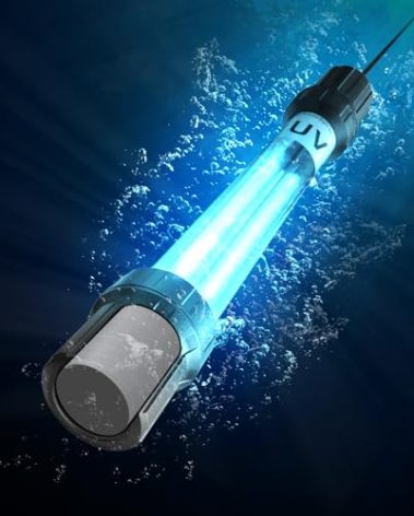 18W Aquarium UV Light for 100-1000 Gallon, UV Pond Water Clarifier for Koi Pond, Swimming Pool, Spa, Large Fish Tank, Cold Plunge UV Light for Pond Algae Control