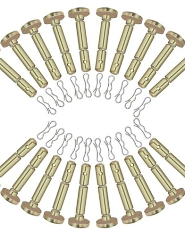 738-04155 Shear Pins(1/4" x 1-3/4") with Clips Compatible with Craftsman/Troy-Bilt/Yard-Man 900 Series Two-Stage Snow Thrower Models, 2007 and After, Replaces for 738-04155 714-04040
