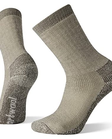 SmartWool Hike Classic Edition Extra Cushion Crew Socks, Taupe, Medium