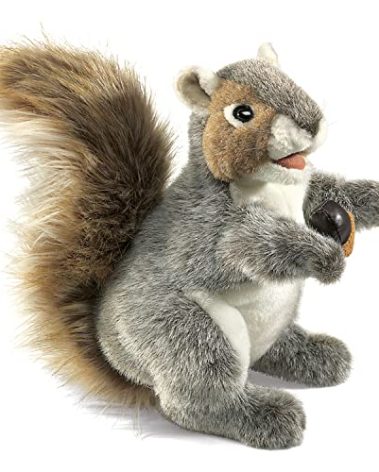 Folkmanis Gray Squirrel Hand Puppet, 1 EA