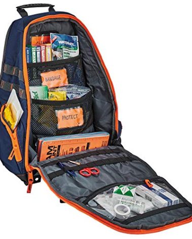 Ergodyne Arsenal 5244 Responder Backpack, with Class A First Aid Kit Supplies Included, Orange