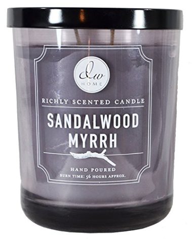 DW Home Sandalwood Myrrh Scented Large 2-Wick Candle by Decorware