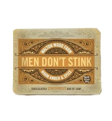 Walton Wood Farm Don't Stink XXL Soap Bar Pack Set 10.5 oz(1 Pack, Men)