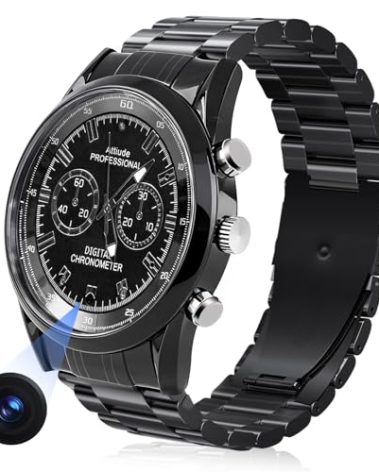 ZOGGCOX Mini Security Camera - 1080P HD Watch Camera Nanny Cam with Motion Detection, Portable Baby Monitor for Home, Built-in Storage 32G