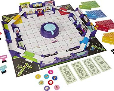 Hasbro Gaming Mall Madness, Talking Electronic Shopping Spree Board Game for Kids Ages 9 and Up, for 2 to 4 Players