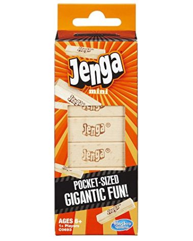 Hasbro Gaming Jenga Mini Game, Brown/a, for Ages 6+ Years