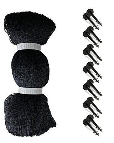 Rainleaf Pond Netting, 14' x 20' Pond Net Cover, Koi Pond Netting for Leaves, Heavy Duty Koi Pond Net Protecting Koi Fish from Herons, Stakes Included, Snare Nets