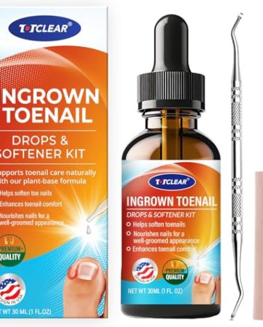 Ingrown Toenail Relief: Ingrown Toenail Tool for Men Women - Ingrown Toenail Removal Kit - Ingrown Toenail Corrector Drops - Ingrown Toenail Removal - Effective Solution for Ingrown Toenails - 30ml