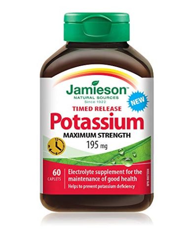 Jamieson Potassium 195mg, 60 caplets