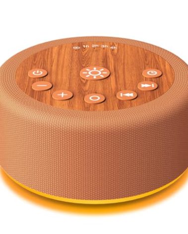 Sleep Sound Machine White Noise Machine with 30 Non Looping Sounds 12 Night light Colors with 5 Timers 36 Adjustable Volume Memory Function Brown Noise Machine for Baby kid Adult & Home Nursery Travel
