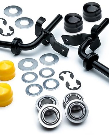 Wheel Bushing to Bearing Conversion Kit & Front Axle Steering Spindle GY22251 GY22252 for John Deere D100 D105 D110 D120 D125 D130 D140 D150 D155 D160 D170 107H 107S 92H SN# Below 700000 ONLY