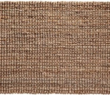 IRONGATE Jute Handspun Area Rug - Premium Jute Handwoven Reversible Chunky Textured Tan Beige Neutral Throw Accent Rug Carpet - Rustic Farmhouse Living Room Bedroom Den Study Décor - 3' x 5' Natural