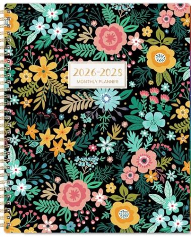 2026-2028 Monthly Planner/Calendar - 3 Year Monthly Planner 2026-2028 - January 2026 - December 2028, 9'' x 11'', 3 year calendar 2026-2027-2028 monthly planner, 36 Months, Colorful Tabs, Inner Pocket, Notes Pages