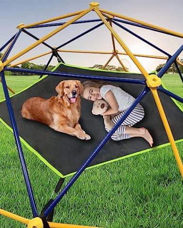BigAim Dome Climber Hammock，Accessory for Climbing Dome，Suitable for 10 * 5FT Dome Climbing ，Dome Climber with Canopy Load-Bearing 300 Pounds（Hammock Only）