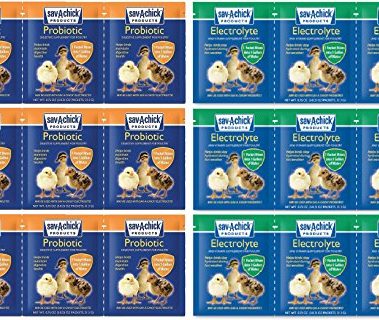 18 Piece Bundle - 9 Packets of Sav-A-Chick Electrolyte and Vitamin Plus 9 Packets of Sav-A-Chick Probiotic