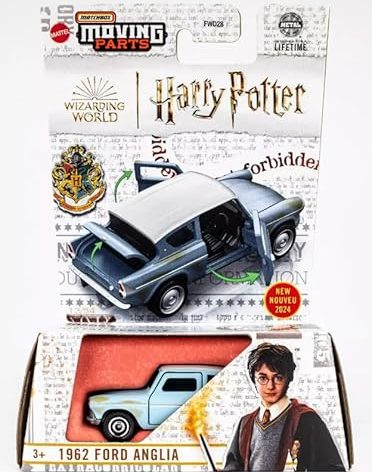 Matchbox Moving Parts 1962 Ford Anglia, Wizarding World of Harry Potter, 1:64 Die-Cast Vehicle