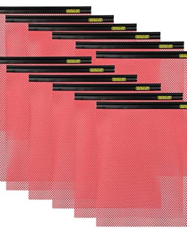 Oversize Warning Products - Quickmount Replacement Flag 18" x 18" (12-pack, Red)