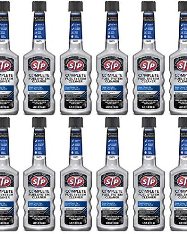 STP Fuel System Cleaner and Stabilizer by STP, Fuel System Cleaner for Cars, Trucks, Motorcycles, 5.25 Fl Oz Each, 12 Pack