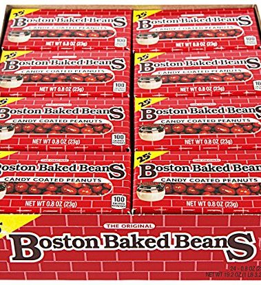Boston Baked Beans Candy Coated Peanuts 0.8 Ounce (Pack of 24)