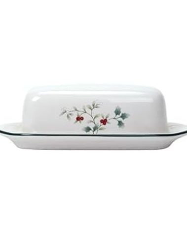 Pfaltzgraff Winterberry Covered Butter Dish Dinnerware Set, Assorted