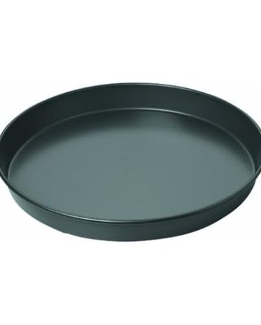 Chicago Metallic 14-Inch Deep Dish Pizza Pan, Nonstick Carbon Steel Bakeware for Chicago-Style Pizza, Cookie Cakes, Thick Crust Pizzas, and More