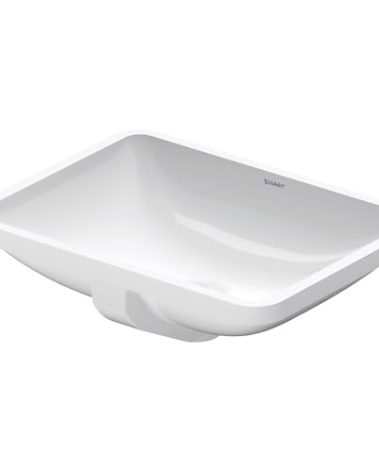 Duravit 0305490017 Starck 3 20-7/8" Rectangular Ceramic Undermount Bathroom Sink with Overflow