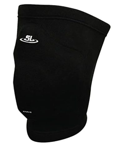 ScrapLife Wrestling | Defender Black Kneepad | Premium Protective Compression Padded Knee Sleeve | Jiu Jitsu MMA (Large/XL)