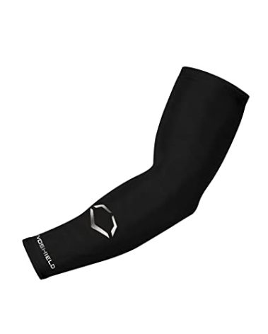 EvoShield Youth Solid Compression Arm Sleeve - Black,One Size Fits Most