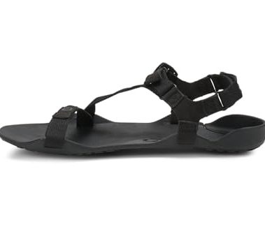 Xero Shoes Women's Z-Trek, Barefoot Hiking Sandals, Black, 10