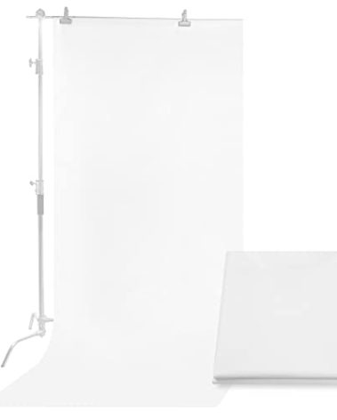 Meking Diffusion Fabric Light Silk White Seamless Nylon 4.3 x 1.8 Yard /4 x 1.7M Foldable Diffusion Sheet for Light Tent, Strobe Light, Lighting Light Modifier and Other Photographic Equipment