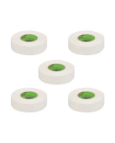 Renfrew Pro White Cloth Hockey Tape, 5 Rolls (1'' x 18m)