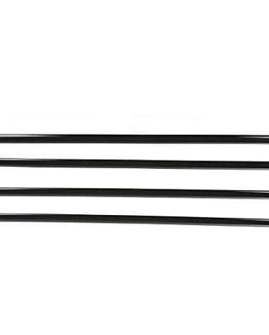PIT66 Side Molding Trim, Compatible with 2019-2021 Dodge RAM 1500 Crew Cab Body Side Molding Trim Black