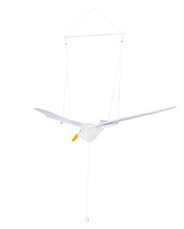 Beachcombers Flying Seagull Drop White