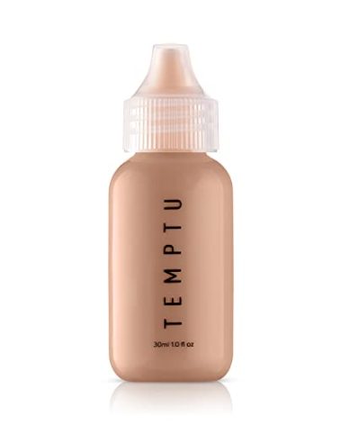TEMPTU S/B Silicone-Based Airbrush Foundation: Professional Long-Wear Liquid Makeup, Sheer To Full Coverage For A Hydrated, Healthy-Looking Glow & Luminous, Dewy Finish On All Skin Types, 007 Golden Honey, 1 Fl Oz